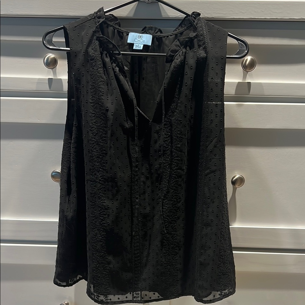 Black Sleeveless Tank